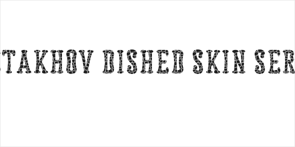 Astakhov Dished Skin Serif Logo