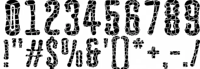 Astakhov Dished Skin Font OTHER CHARS