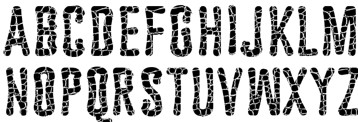 Astakhov Dished Skin Font LOWERCASE