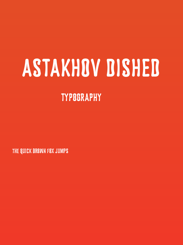 Astakhov Dished Poster