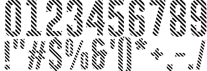 Astakhov First One Stripe DL Font OTHER CHARS