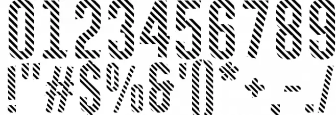 Astakhov First One Stripe DL Font OTHER CHARS