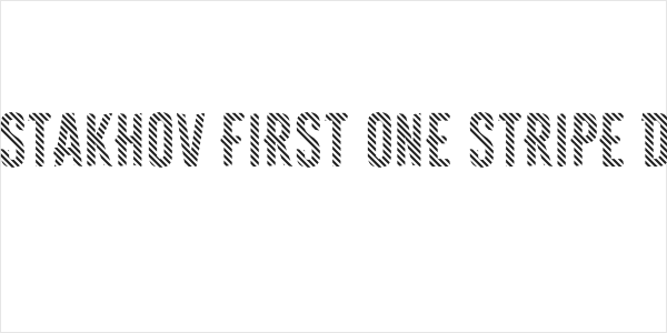 Astakhov First One Stripe DL Logo