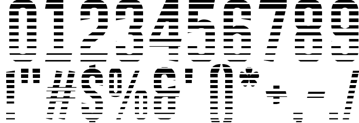 Astakhov First One Stripe L Font OTHER CHARS