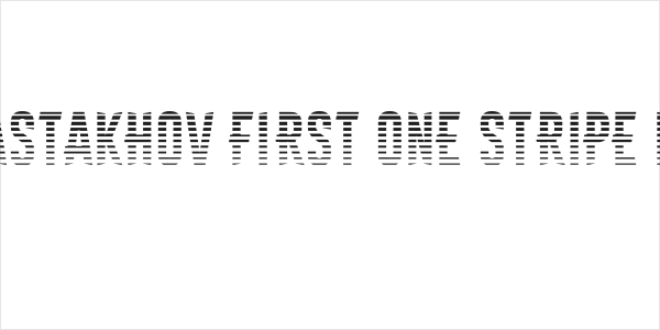 Astakhov First One Stripe L Logo