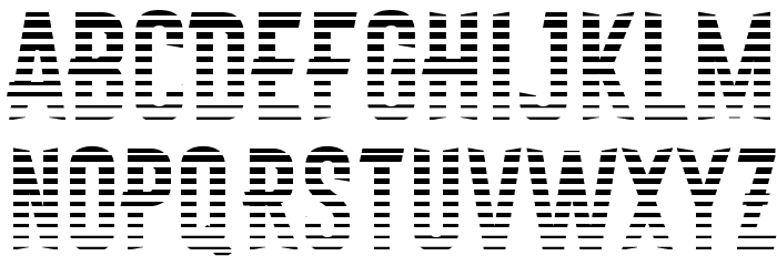 Astakhov First One Stripe L Font LOWERCASE