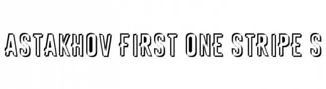 Astakhov First One Stripe S  لخطوط تنزيل