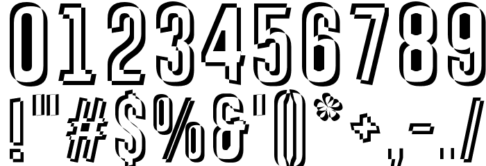Astakhov First One Stripe S Font OTHER CHARS