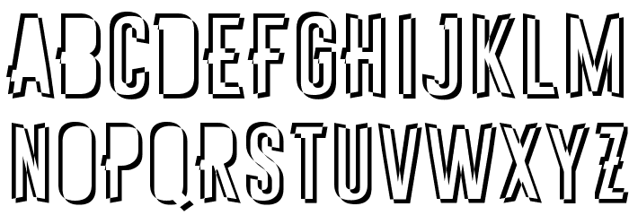 Astakhov First One Stripe SF Font LOWERCASE