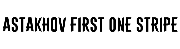 Astakhov First One Stripe  Fuentes Gratis Descargar
