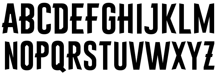 Astakhov First One Stripe Font LOWERCASE