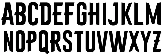 Astakhov First One Stripe Font LOWERCASE