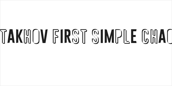 Astakhov First Simple Chaos! Logo