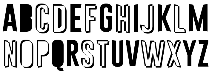 Astakhov First Simple Chaos! Font LOWERCASE