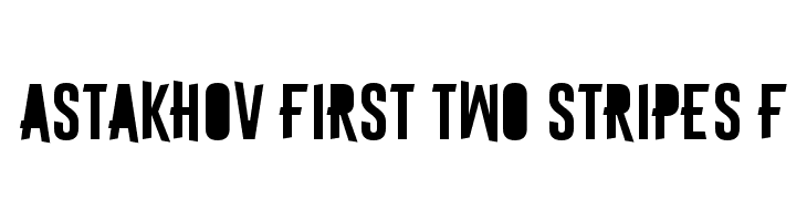 Astakhov First Two Stripes F  baixar fontes gratis