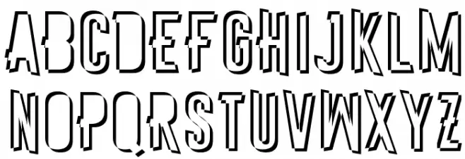 Astakhov First Two Stripes FS Schriftart Kleinbuchstaben