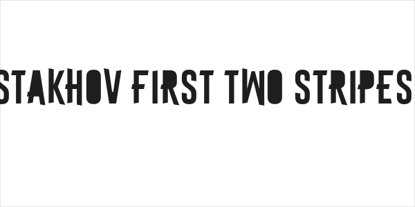 Astakhov First Two Stripes F Logo