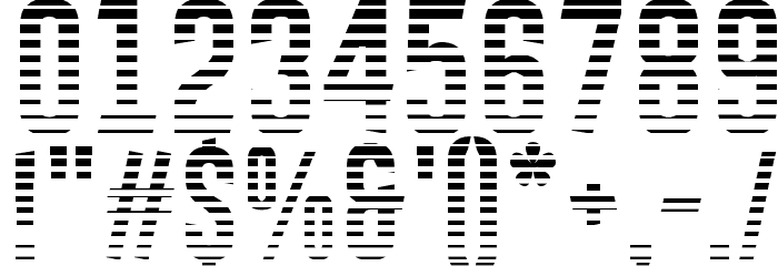 Astakhov First Two Stripes L Font OTHER CHARS
