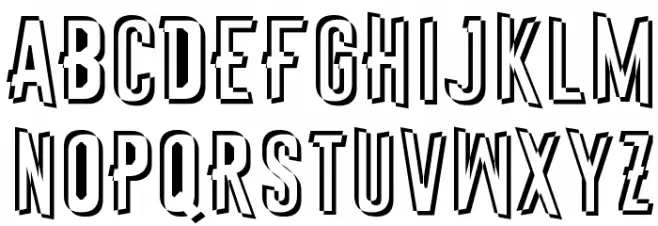 Astakhov First Two Stripes S फ़ॉन्ट लोअरकेस