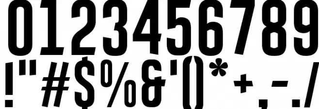 Astakhov First Two Stripes Font OTHER CHARS