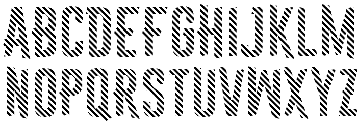 Astakhov First Two Stripes Font LOWERCASE