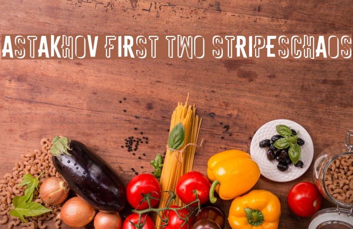 Astakhov First Two StripesChaos Example 1