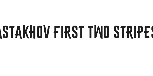 Astakhov First Two Stripes Logo