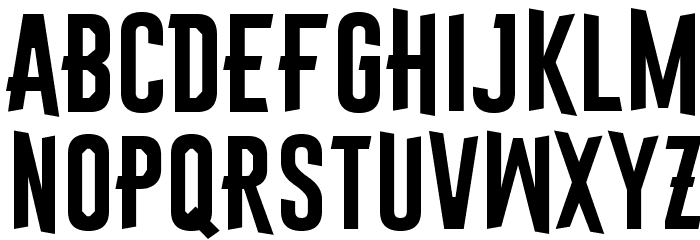 Astakhov First Two Stripes Font LOWERCASE
