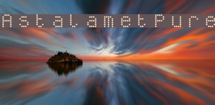 AstalametPure Font examples