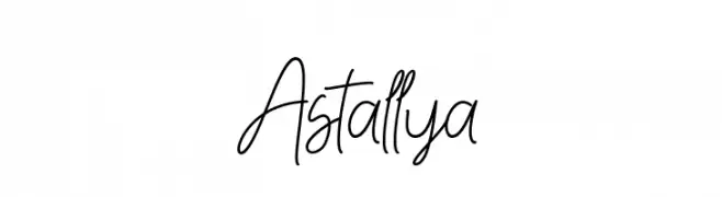 Astallya  Descarca Fonturi Gratis