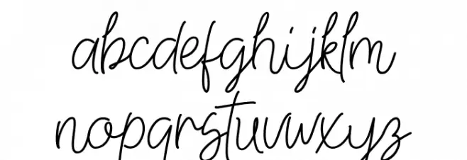 Astallya 字体 小写