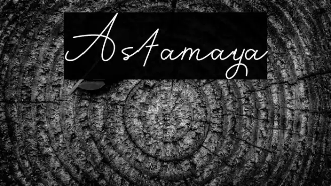 Astamaya Font examples