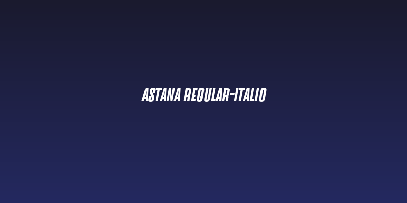 Astana regular-italic Social Header