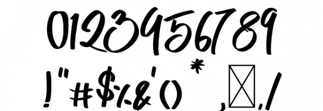 Astania Regular Font OTHER CHARS
