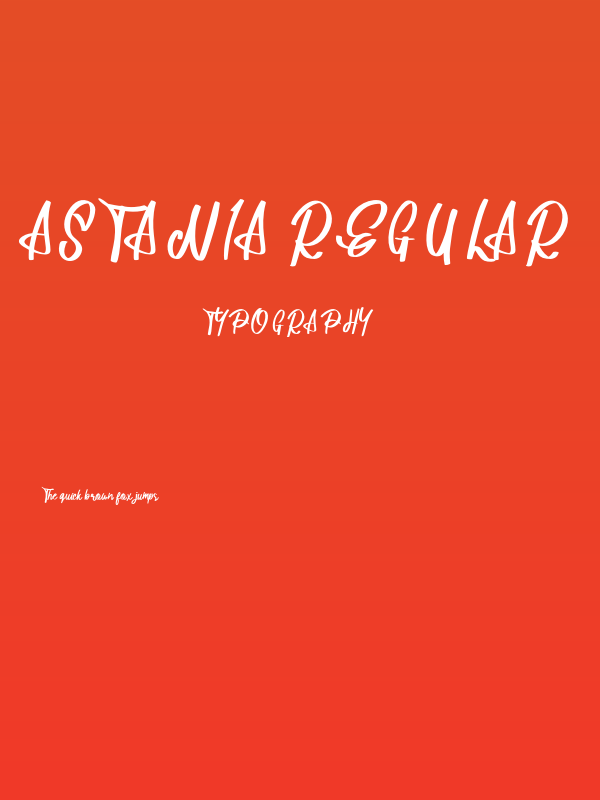 Astania Regular Poster