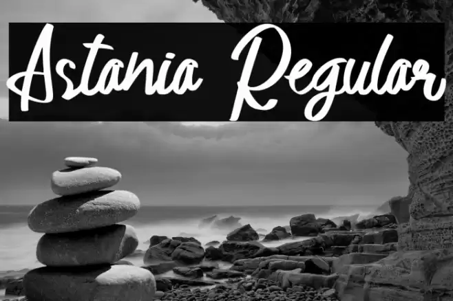 Astania Regular Font examples