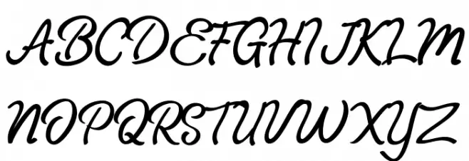 Astania Script Schriftart Groß