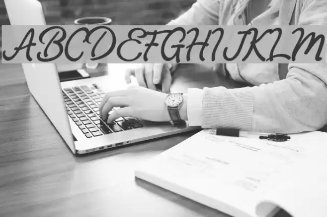 Astania Script Font examples