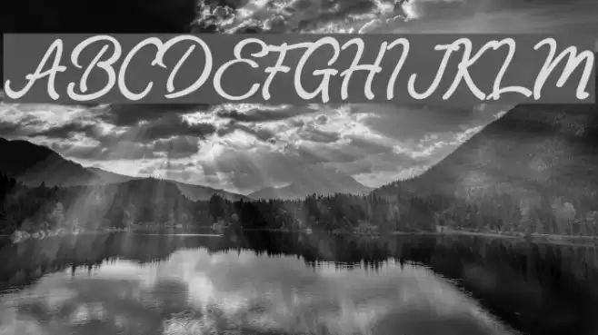 Astania Script Font examples