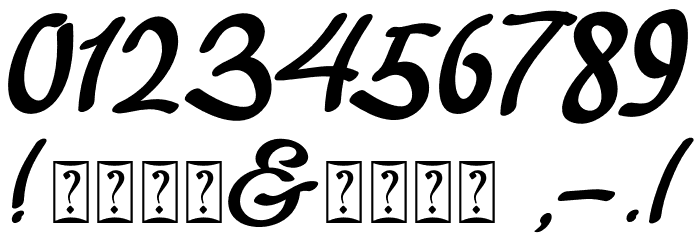 AstaniaScript Font OTHER CHARS