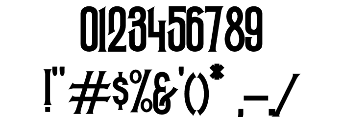 Astaroth Font OTHER CHARS