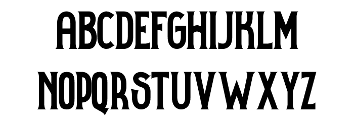 Astaroth Font LOWERCASE