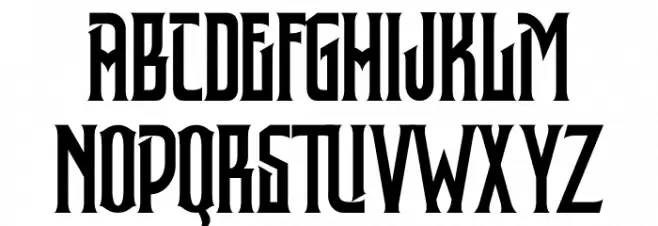Astaroth Schriftart Groß