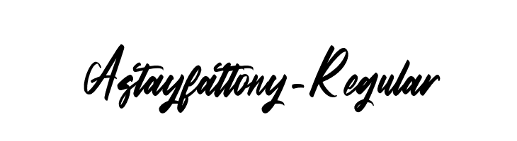 Astayfattony-Regular  Frei Schriftart Herunterladen