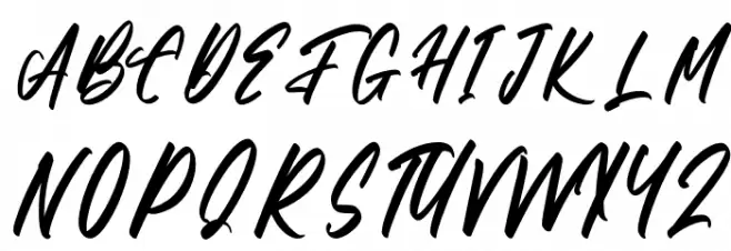 Astayfattony-Regular Font Litere mari