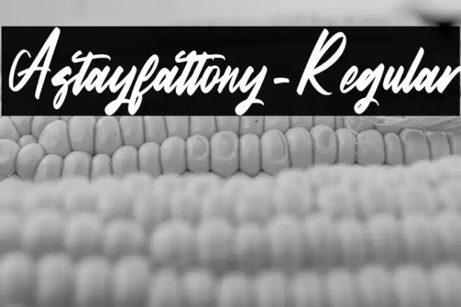 Astayfattony-Regular Font examples