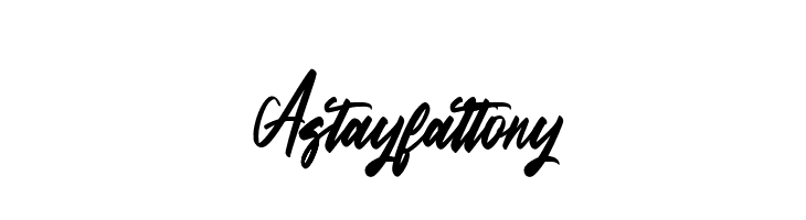 Astayfattony  नि: शुल्क फ़ॉन्ट्स डाउनलोड