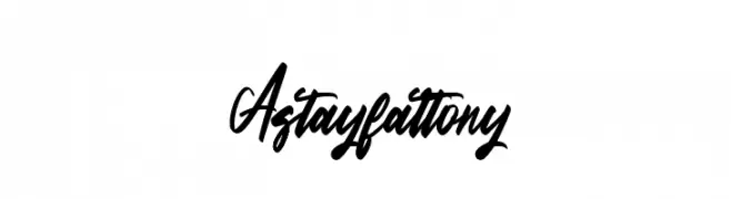 Astayfattony  フリーフォントのダウンロード