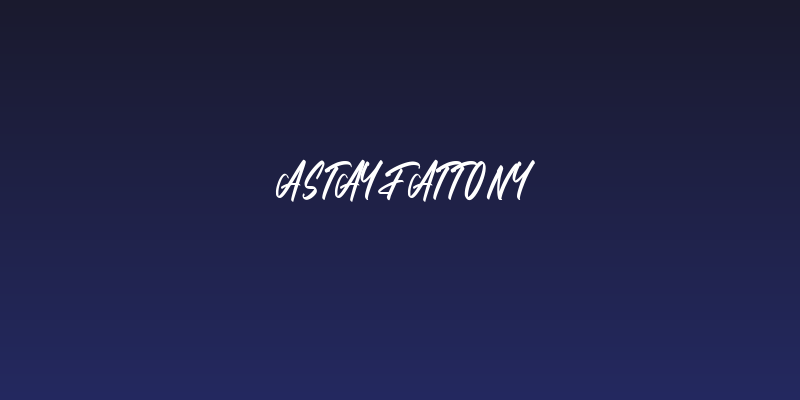 Astayfattony Social Header