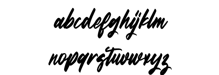 Astayfattony Font LOWERCASE